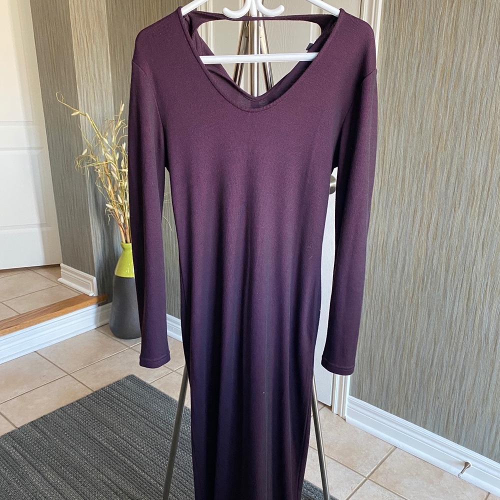 purple dress
